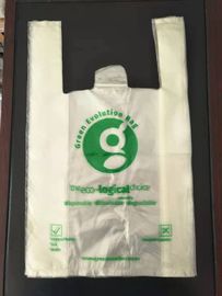 कस्टम प्लास्टिक PVA पानी में घुलनशील 100% बायोडिग्रेडेबल मेडिकल शॉपिंग बैग